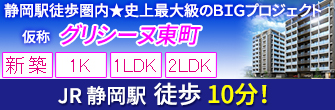 葵区東町 新築高層賃貸マンション　1K/1LDK/2LDK