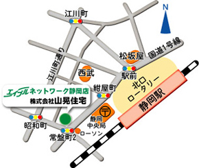 (株)山晃住宅アクセスMAP