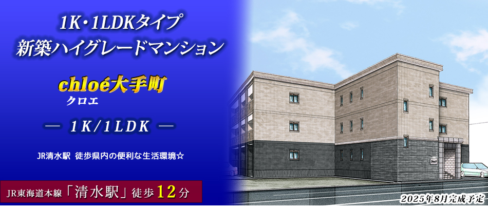1K・1LDKタイプ　新築ハイグレードマンション