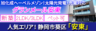 静岡市葵区安東１丁目 新築賃貸「グランメール安東」 2LDK/3LDK