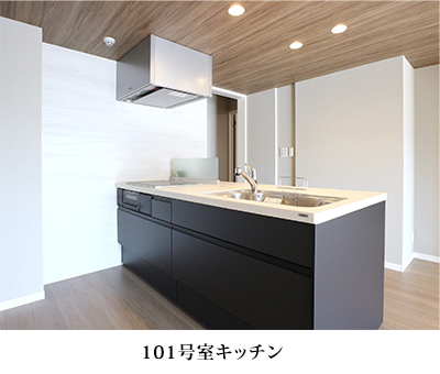 101号室キッチン